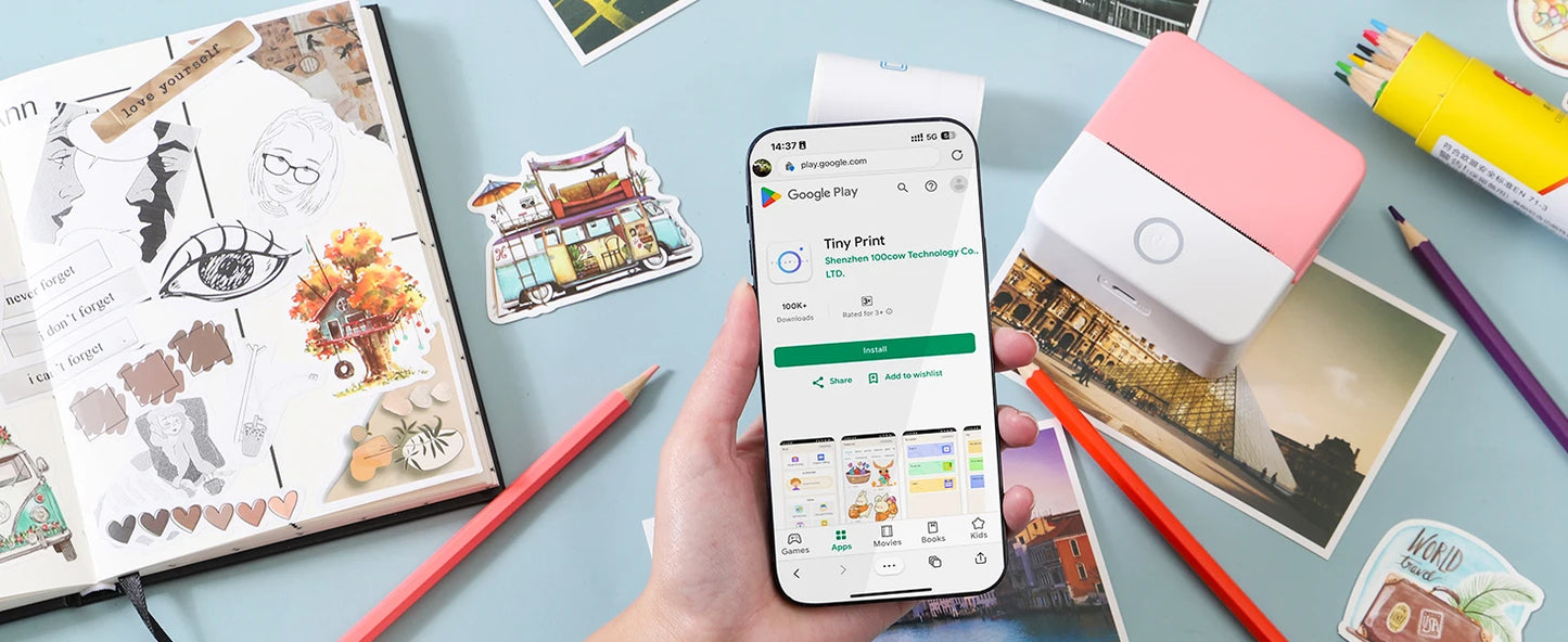 Corixa™ Pocket Sticker Printer