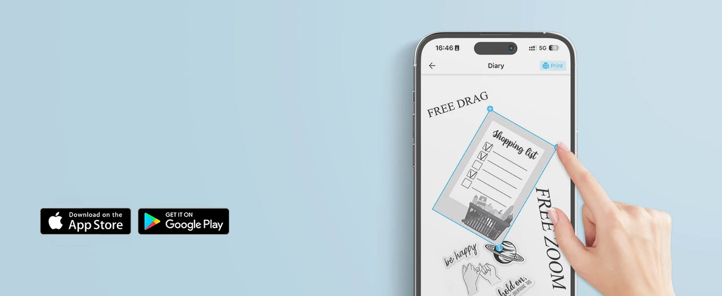 Corixa™ Pocket Sticker Printer