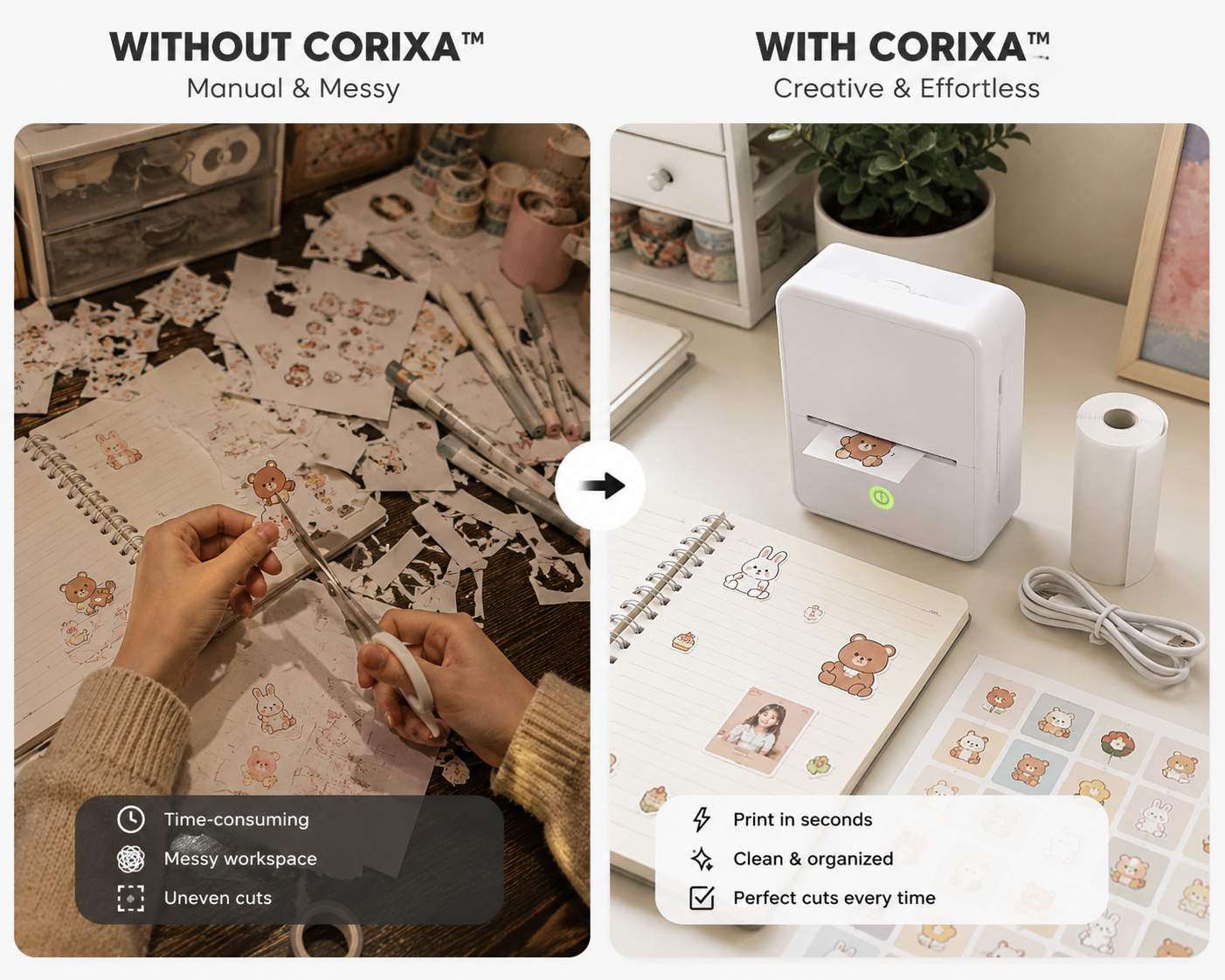 Corixa™ Pocket Sticker Printer