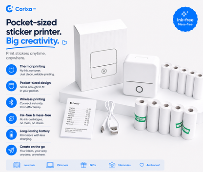 Corixa™ Pocket Sticker Printer
